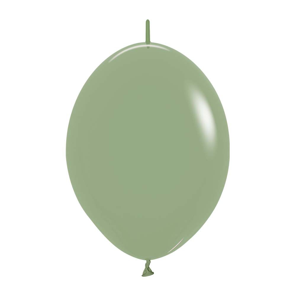 06" Fashion Eucalyptus Link-O-Loons (50pcs) Sempertex Balloons