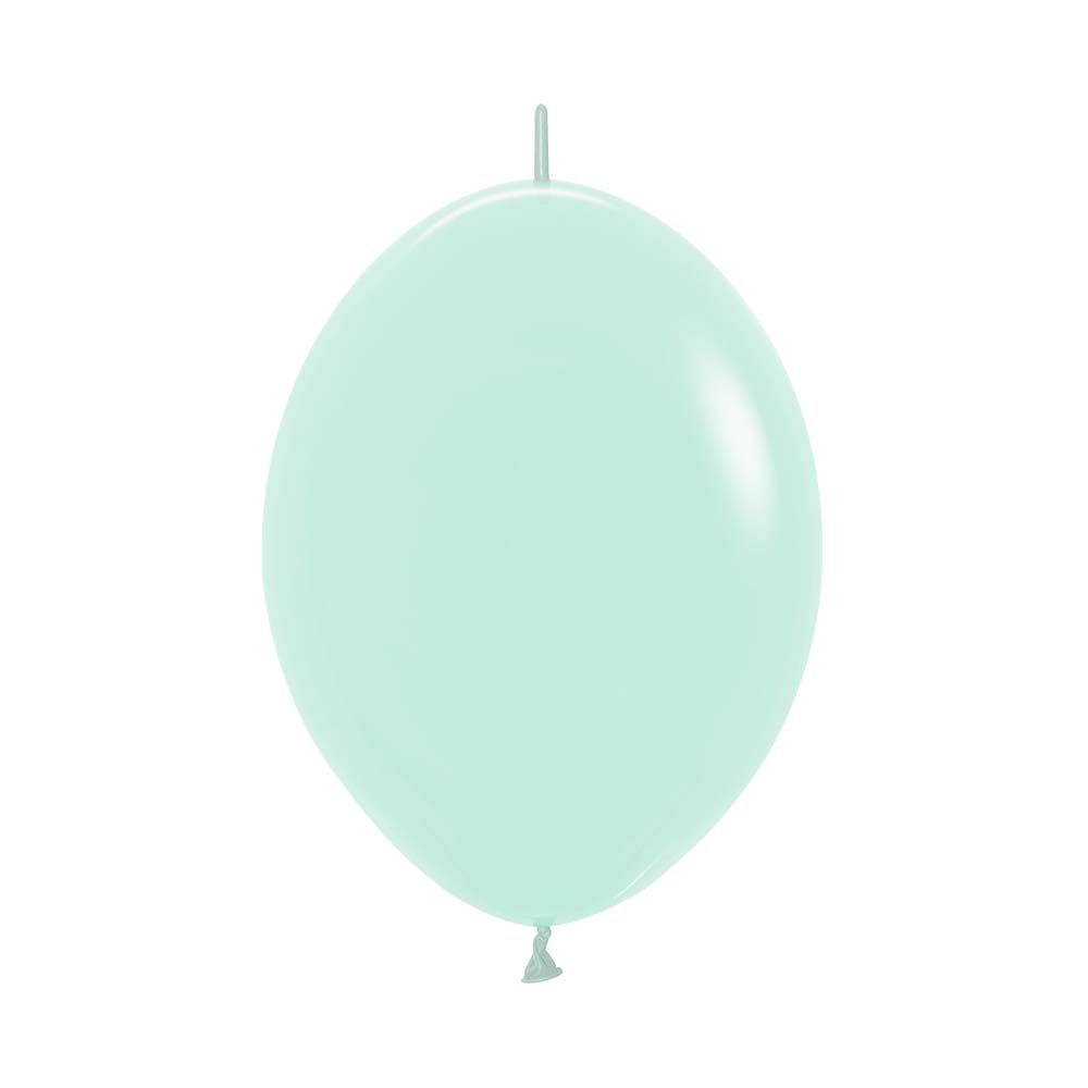 06" Pastel Matte Green Link-O-Loons (50pcs) Sempertex Balloons