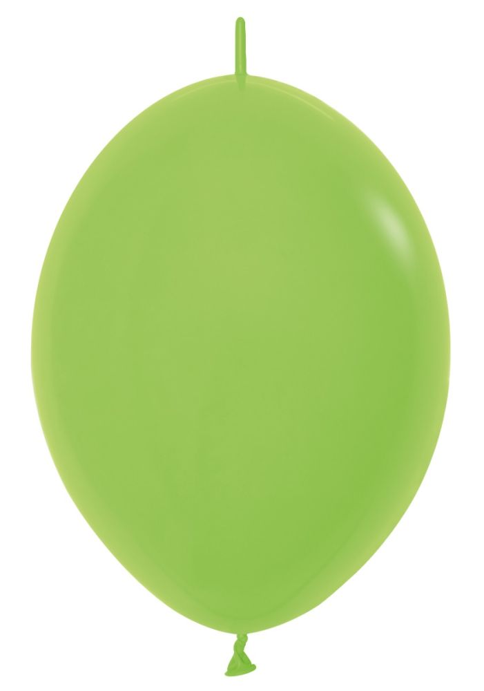 12" Fashion Lime Green Link-O-Loons (25pcs) Sempertex Balloons