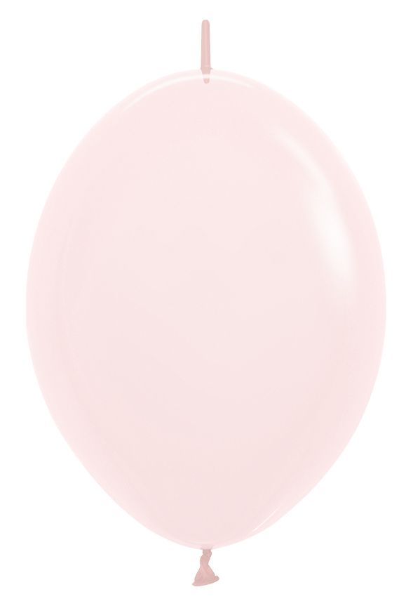 12" Pastel Matte Pink Link-O-Loons (25pcs) Sempertex Balloons