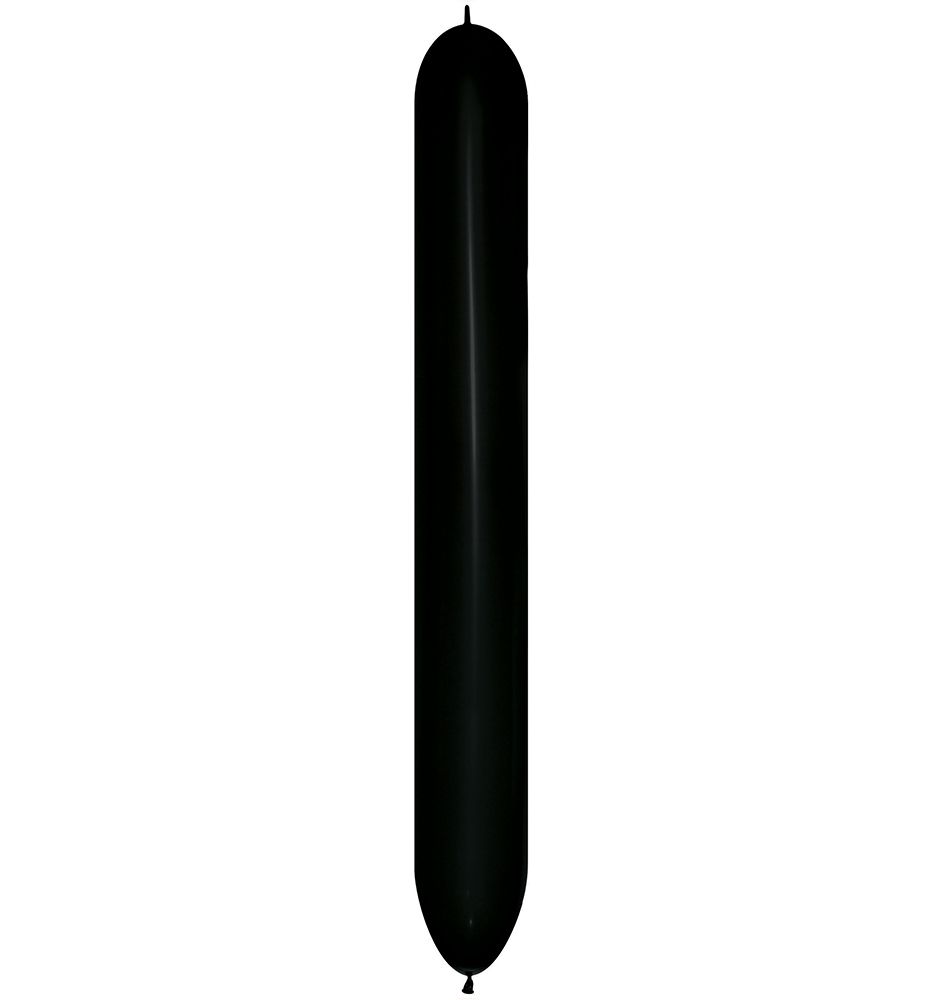 660 Fashion Black Link-O-Loons (50pcs) Sempertex Balloons