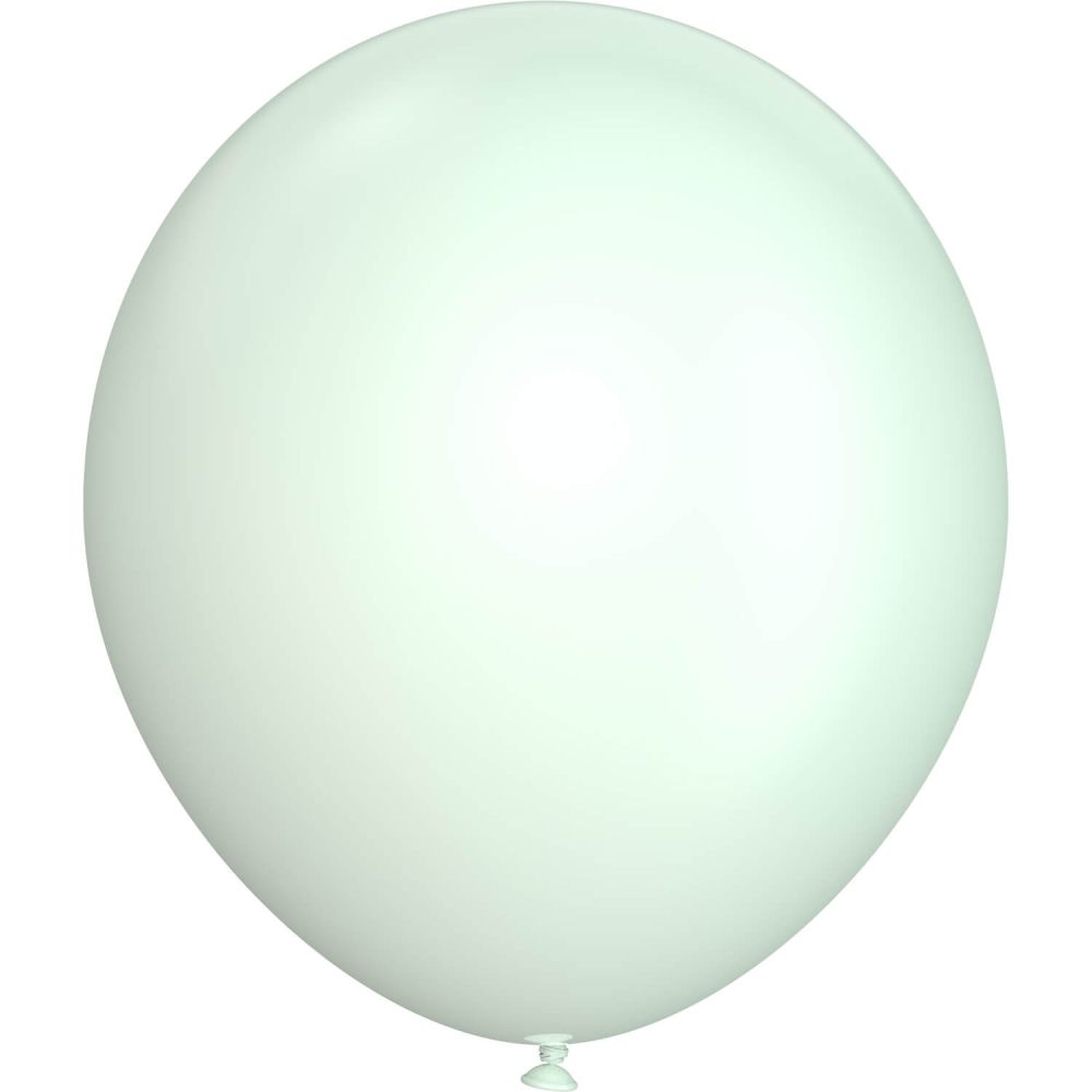 05" Macaron Mint (100pcs) Luma Balloons