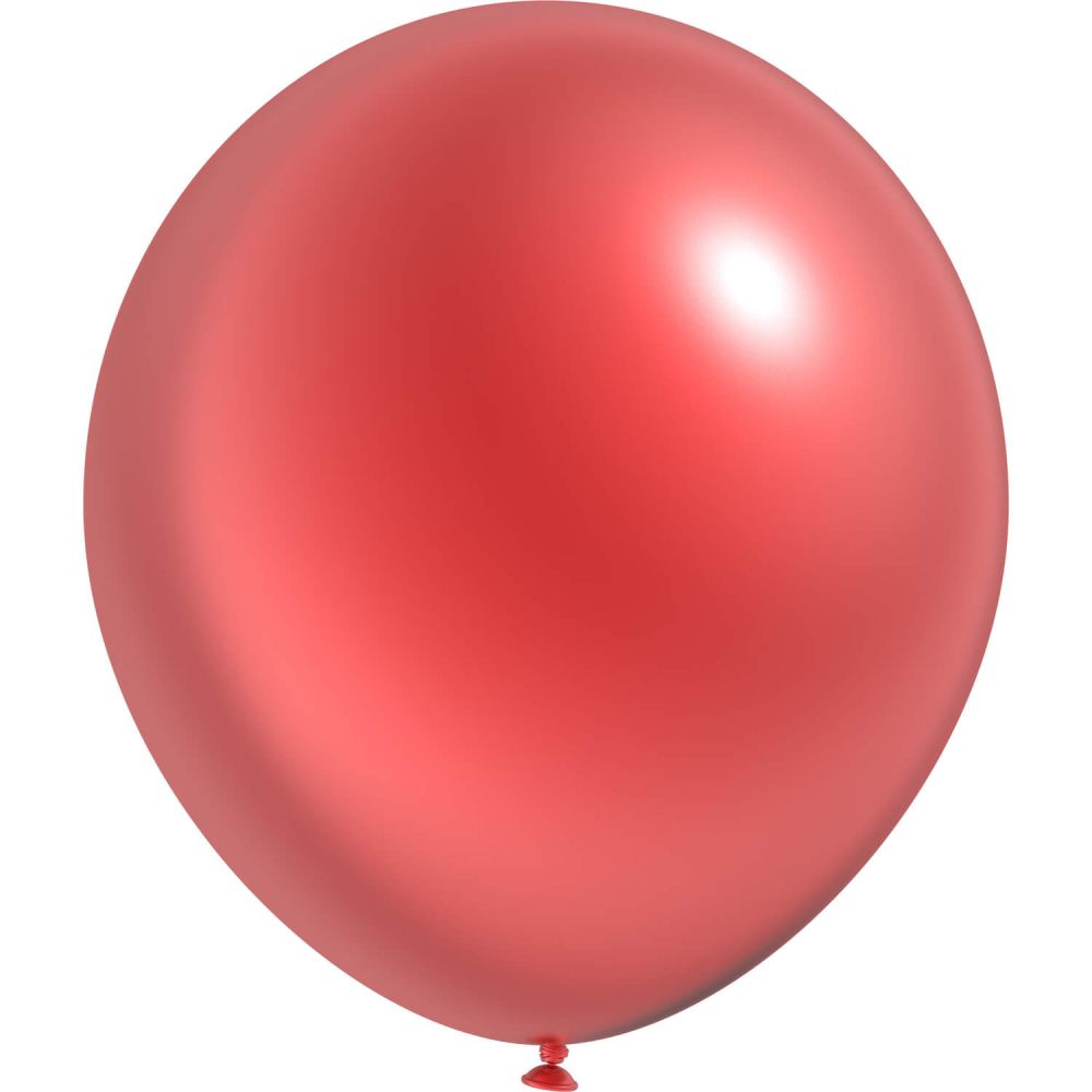 05" Metallic Cherry Red (100pcs) Luma Balloons