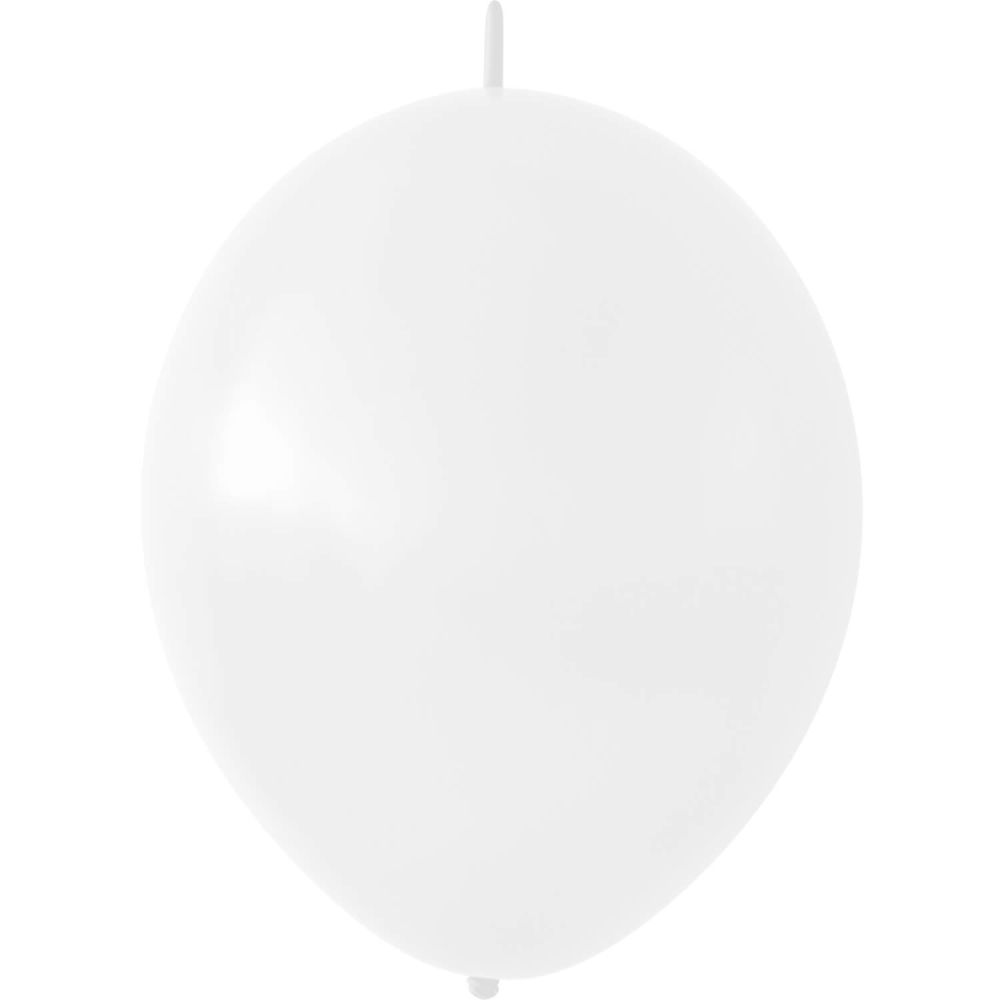 12" Clear Clear Linking (50pcs) Luma Balloons