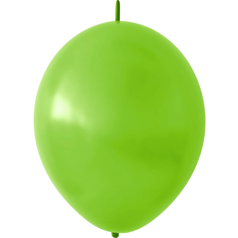 12" Style Lime Green Linking (50pcs) Luma Balloons