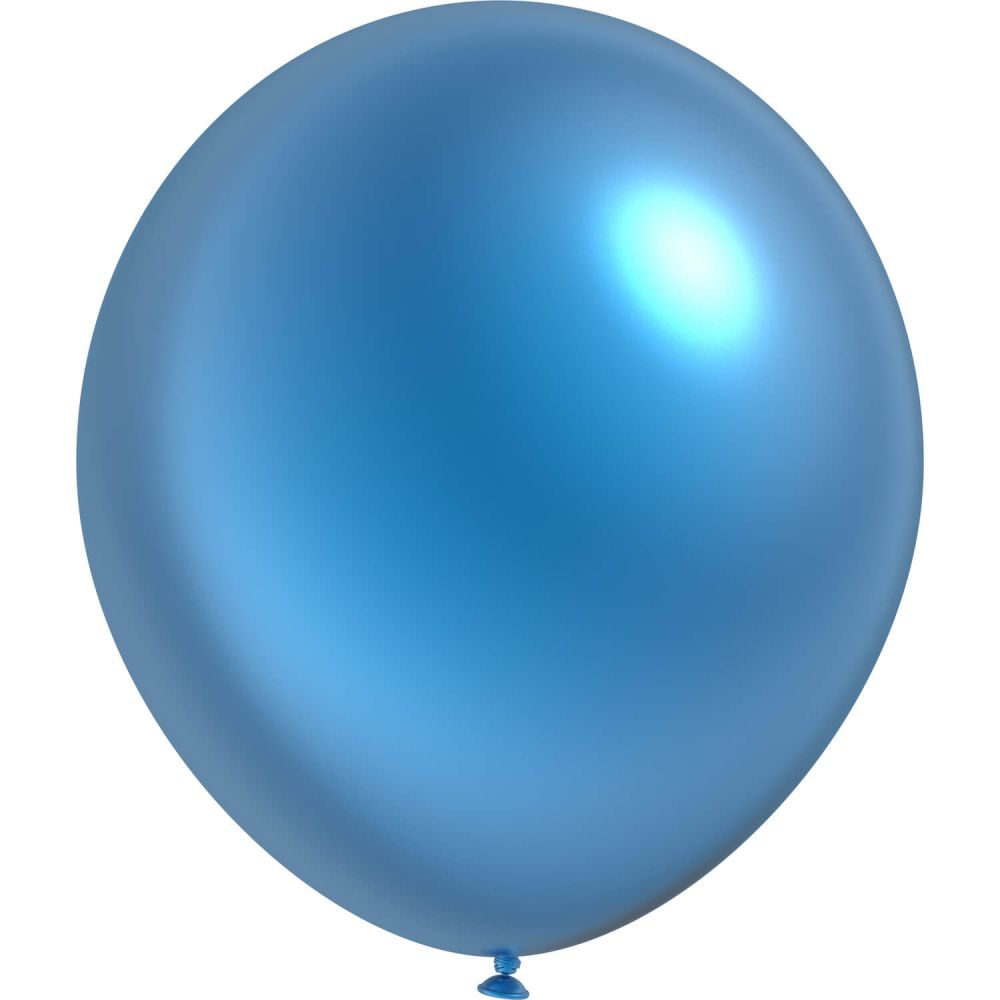 12" Metallic Blue (50pcs) Luma Balloons