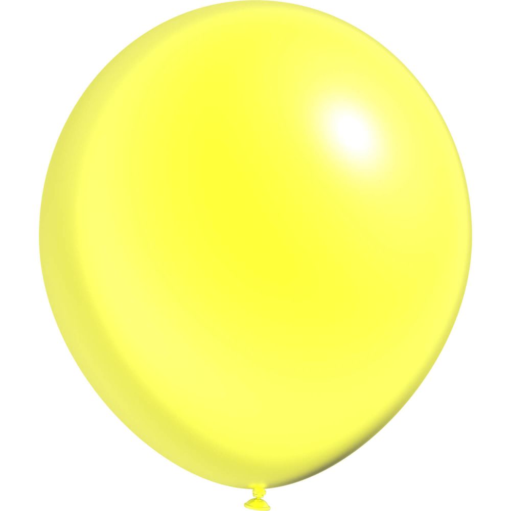 12" Metallic Yellow (50pcs) Luma Balloons