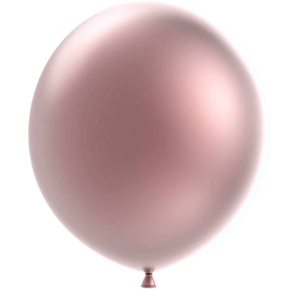 24" Lux Rose Gold (5pcs) Luma Balloons