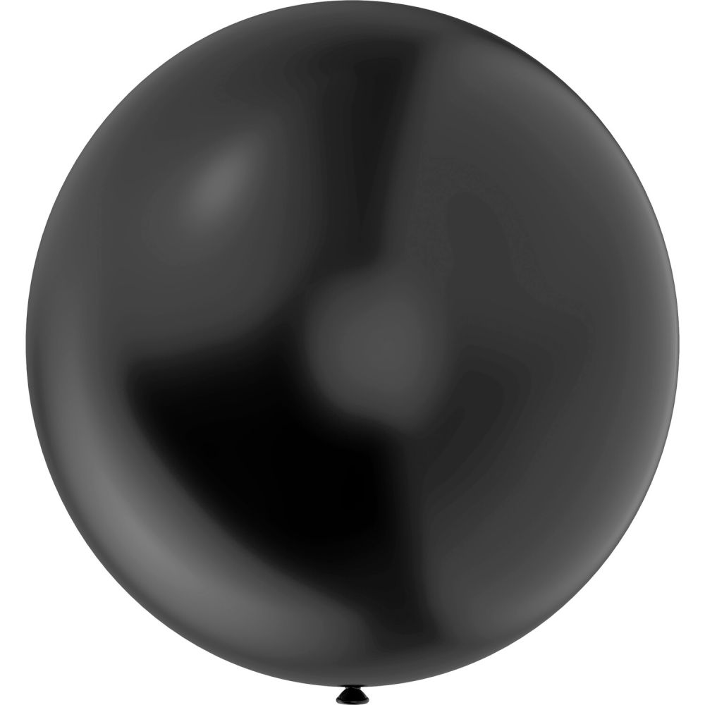 36" Essential Black (3pcs) Luma Balloons