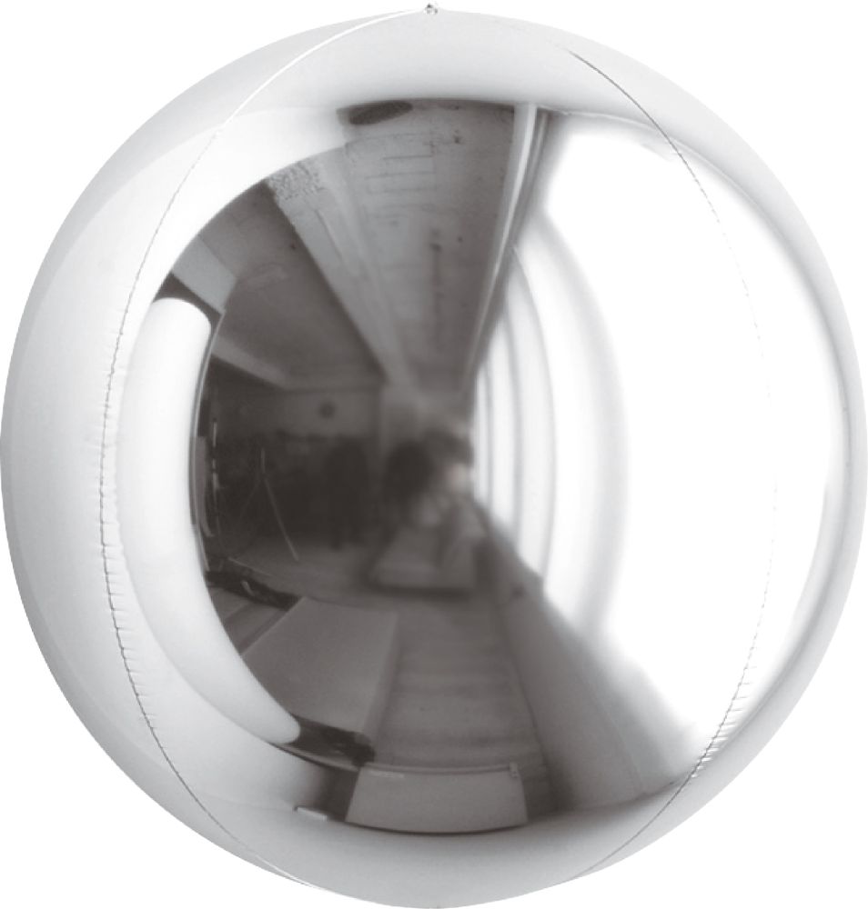 Orbs 20" Silver Balloon