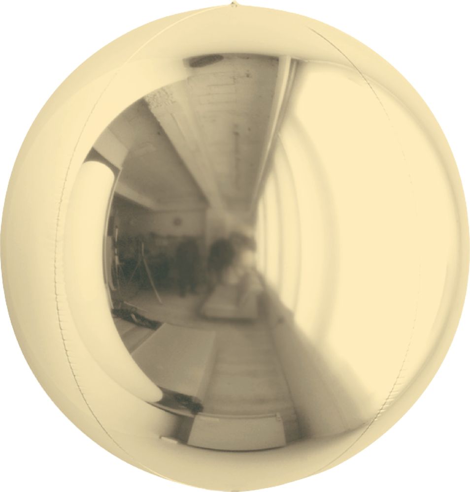 Orbs 07" White Gold Balloon
