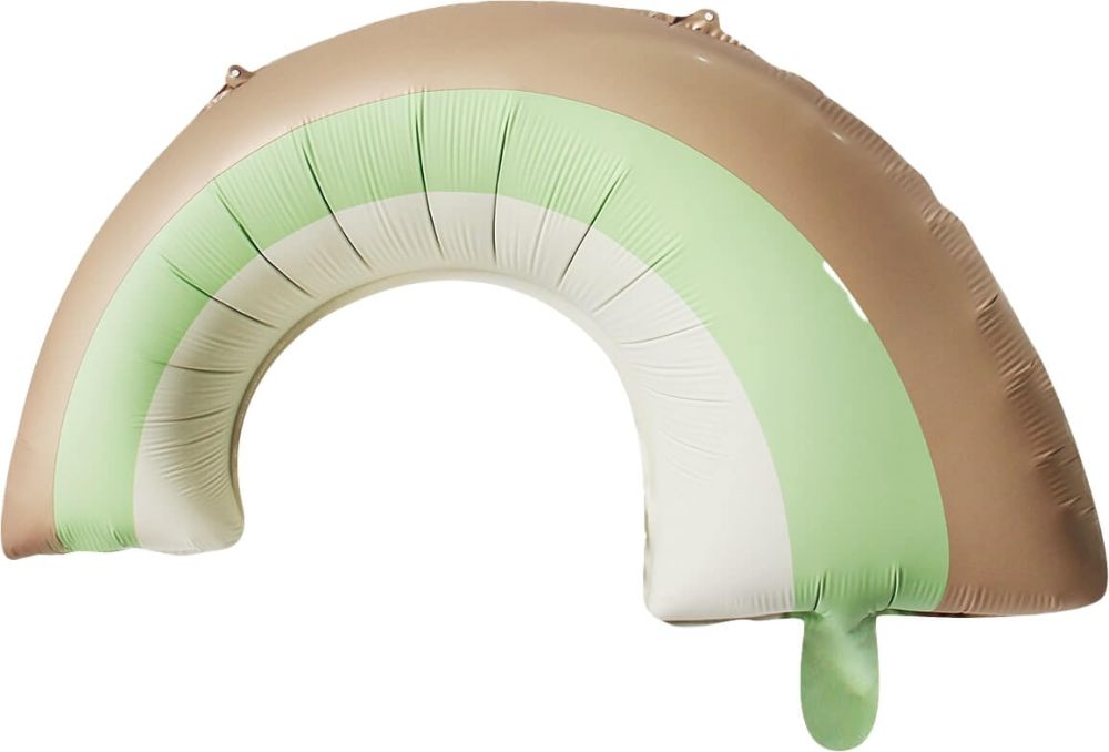 32" Matte Green Rainbow Balloon