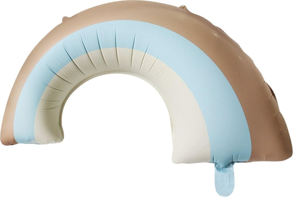 32" Matte Blue Rainbow Balloon