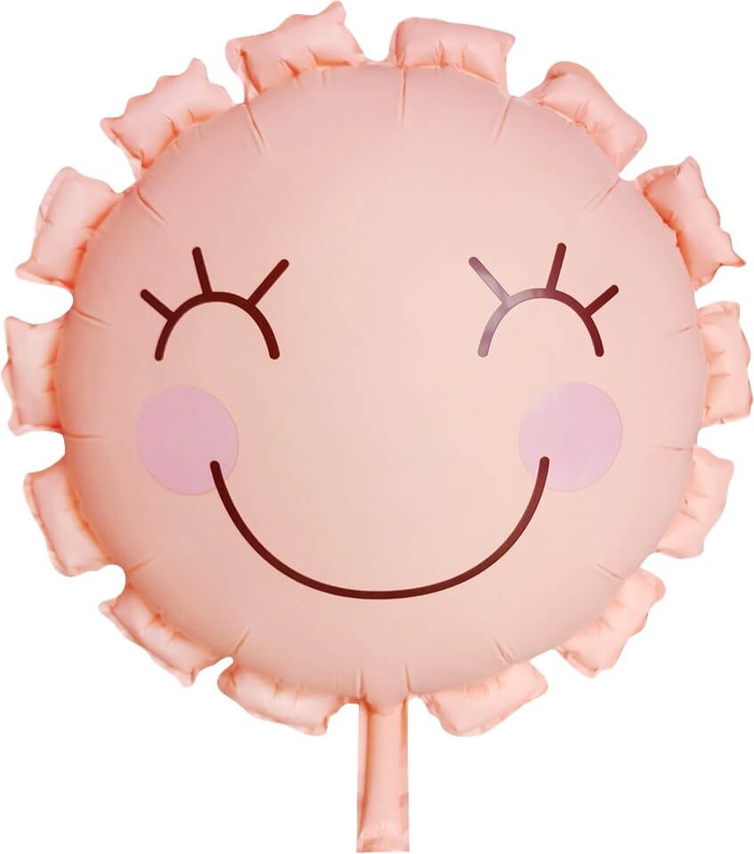22" Matte Pink Sun Flower Balloon
