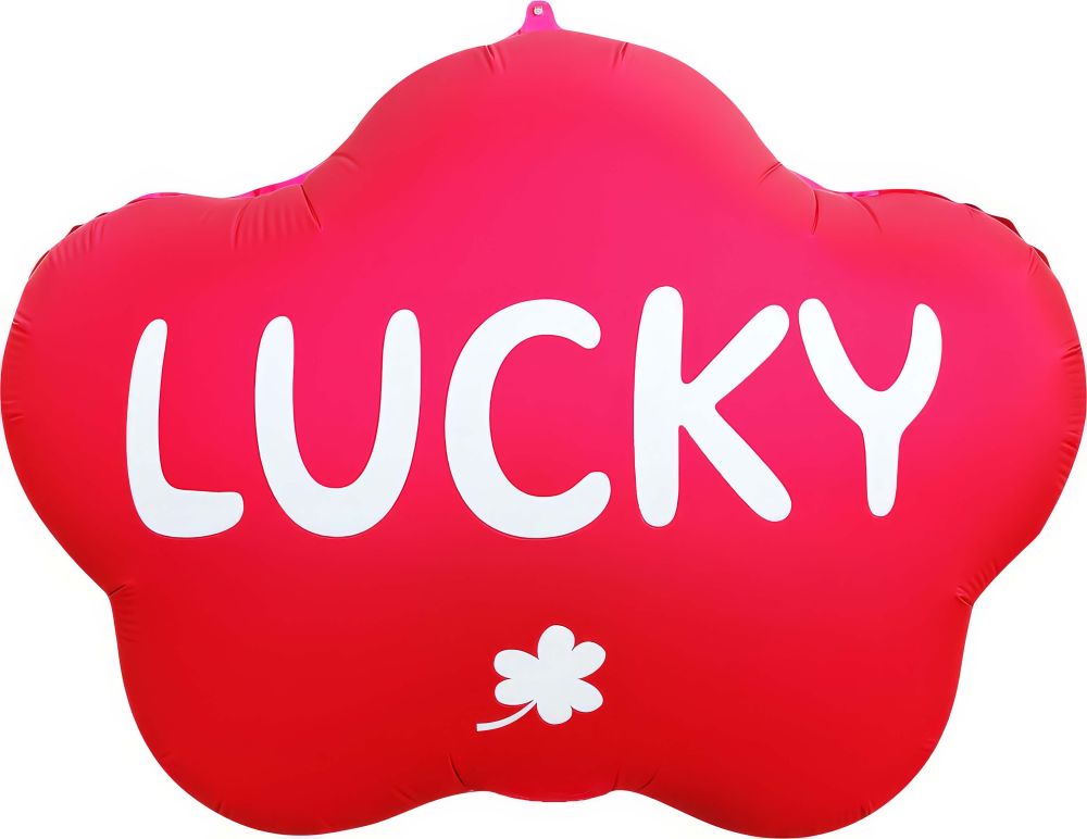 18" Red Cloud Lucky Balloon