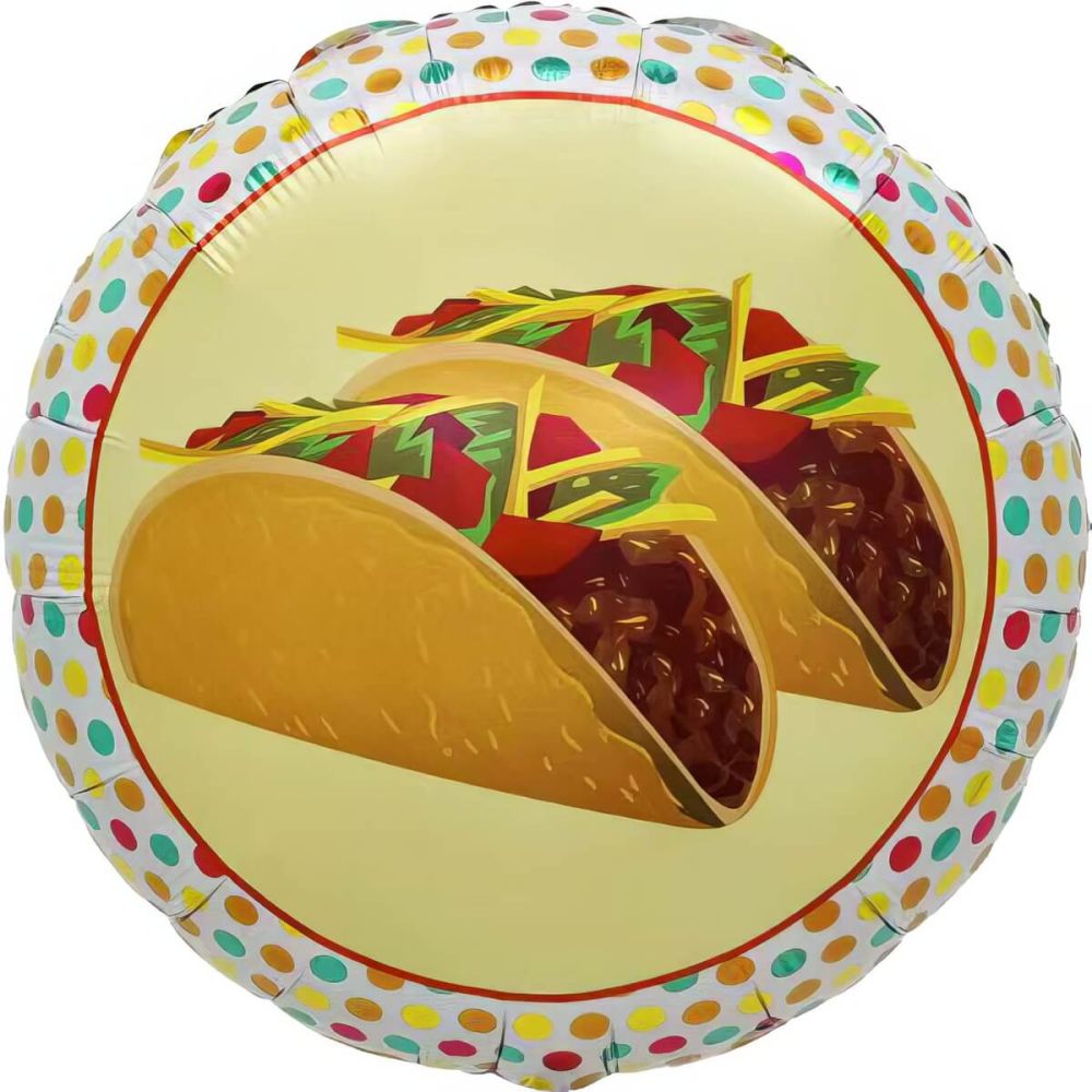 18" Mexico Tacos Balloon