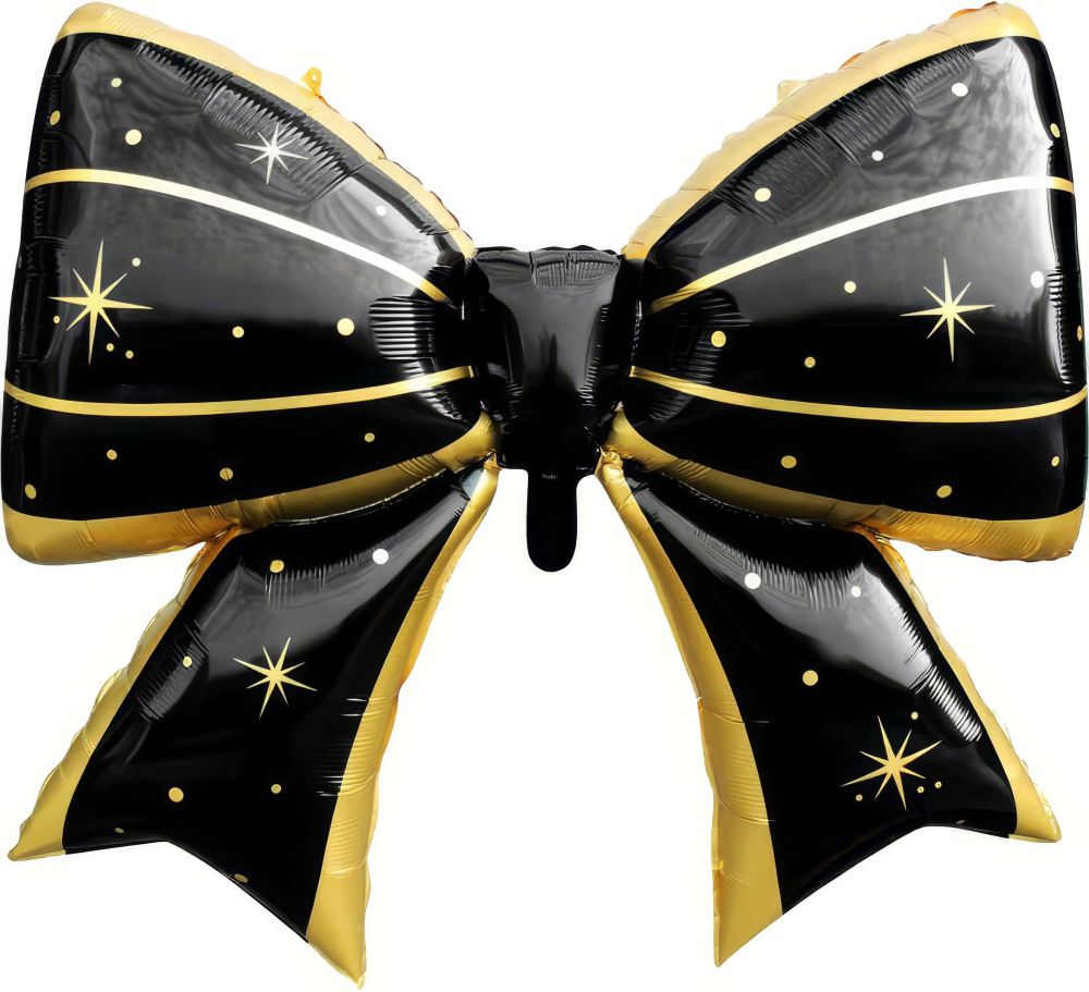 38" Black Bow Balloon
