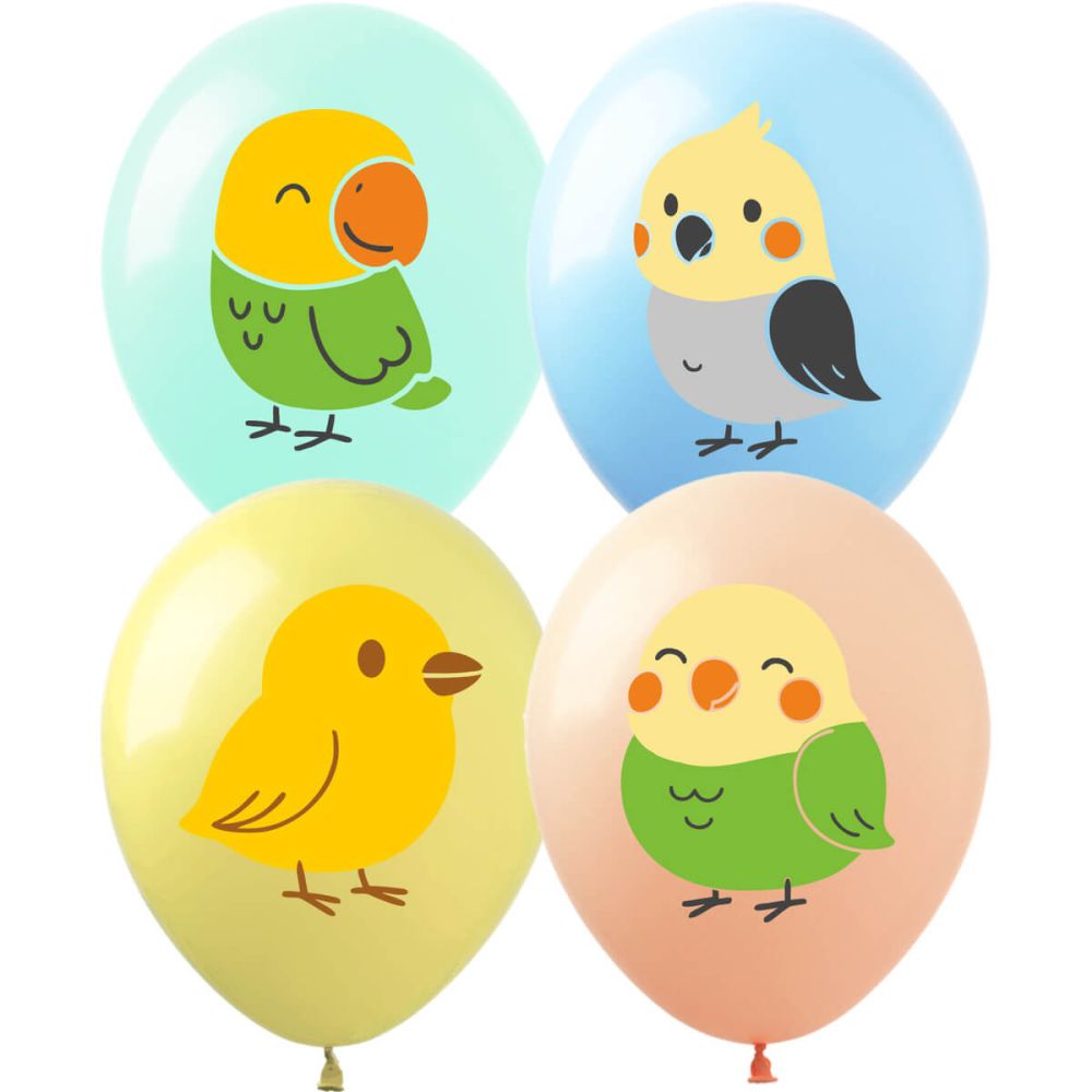 12" Birds (50pcs) Balloons
