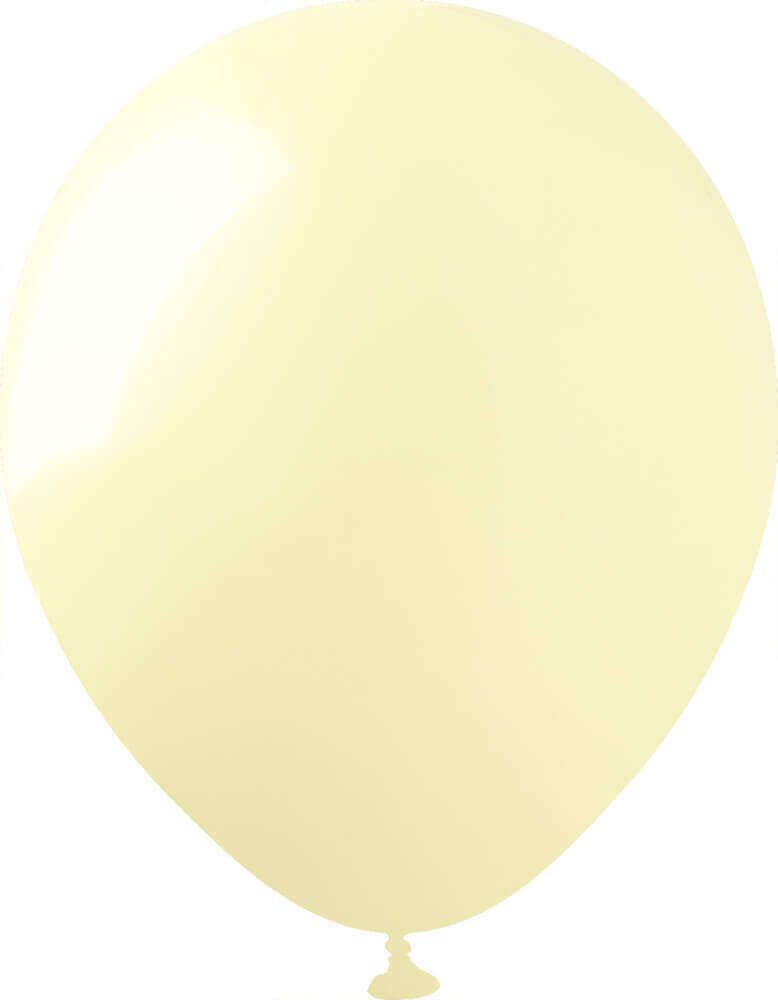 12" Pale Pastel Yellow (50pcs) ProLatex Balloons