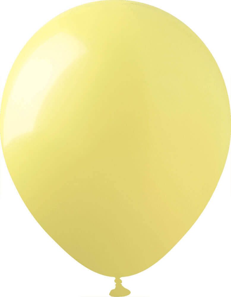 12" Pastel Matte Yellow (50pcs) ProLatex Balloons
