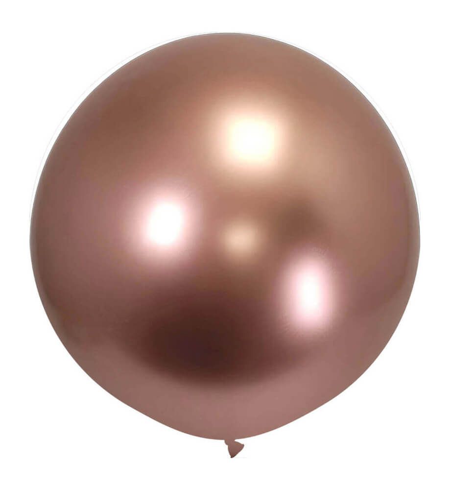 19" Polished Rose Gold (10pcs) ProLatex Balloons