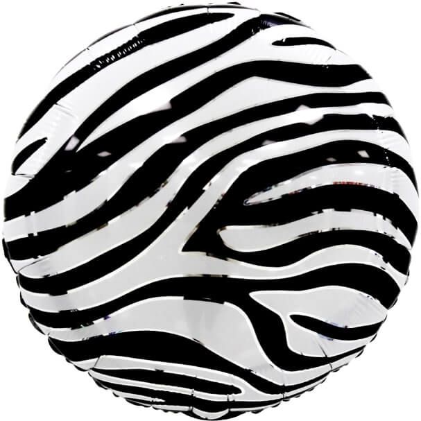 18" Zebra Print Balloon