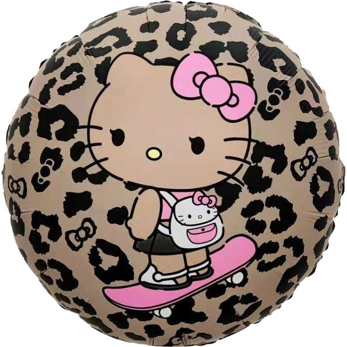 18" Hello Kitty Leopard Print Balloon