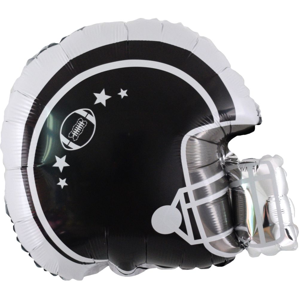 22" Football Helmet White Balloon