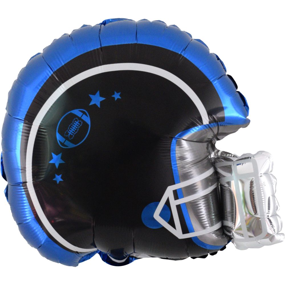 22" Football Helmet Blue Balloon