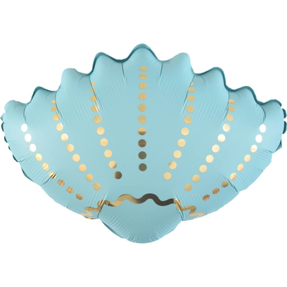 18" Matte Blue Clamshell Balloon