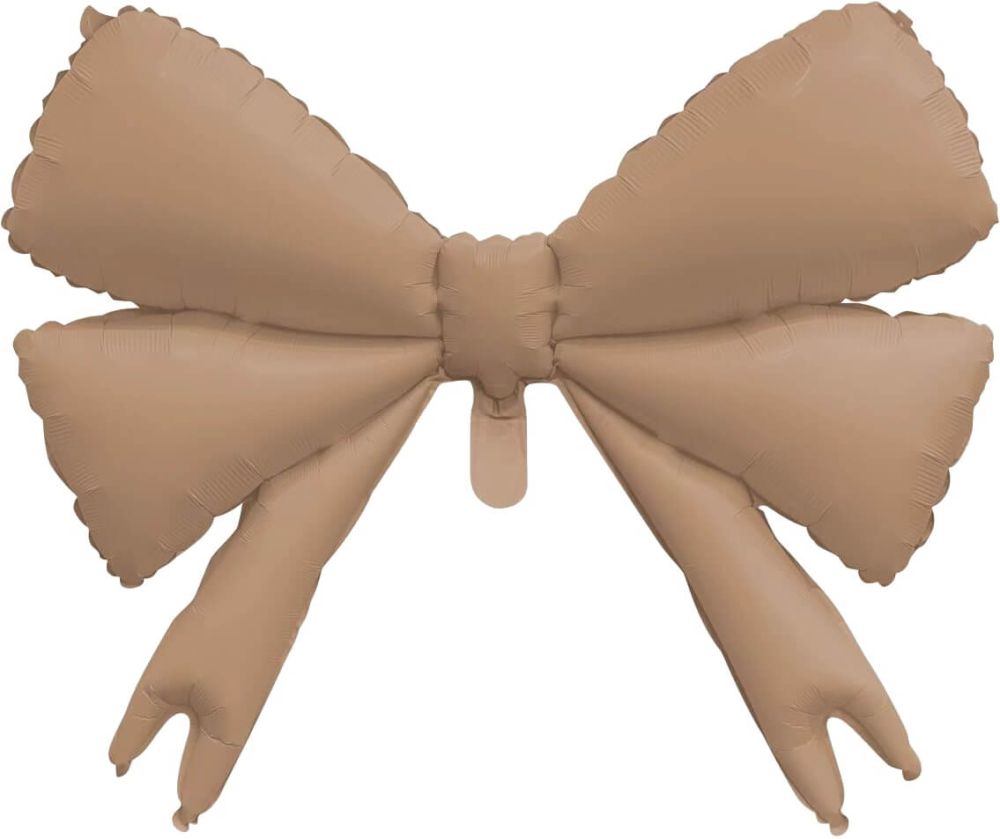 30" Matte Latte Bow Balloon