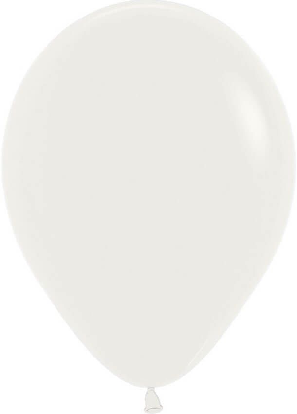 05" Fashion Almond White (50pcs) Sempertex Balloons