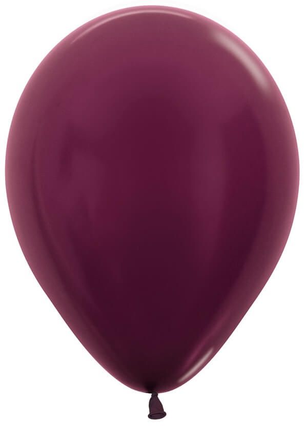 11" Metallic Burgundy (50pcs) Sempertex Balloons