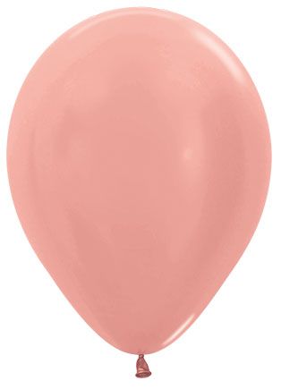 11" Metallic Rose Gold (50pcs) Sempertex Balloons