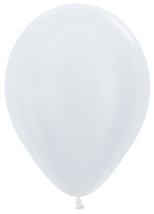 11" Satin White (50pcs) Sempertex Balloons