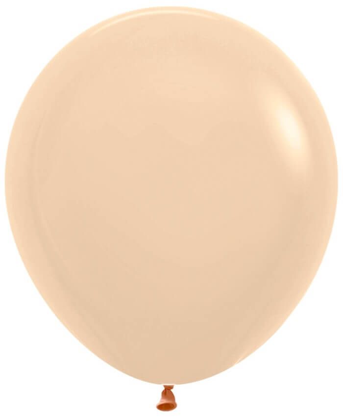 18" Pastel Matte Malibu Peach (25pcs) Sempertex Balloons