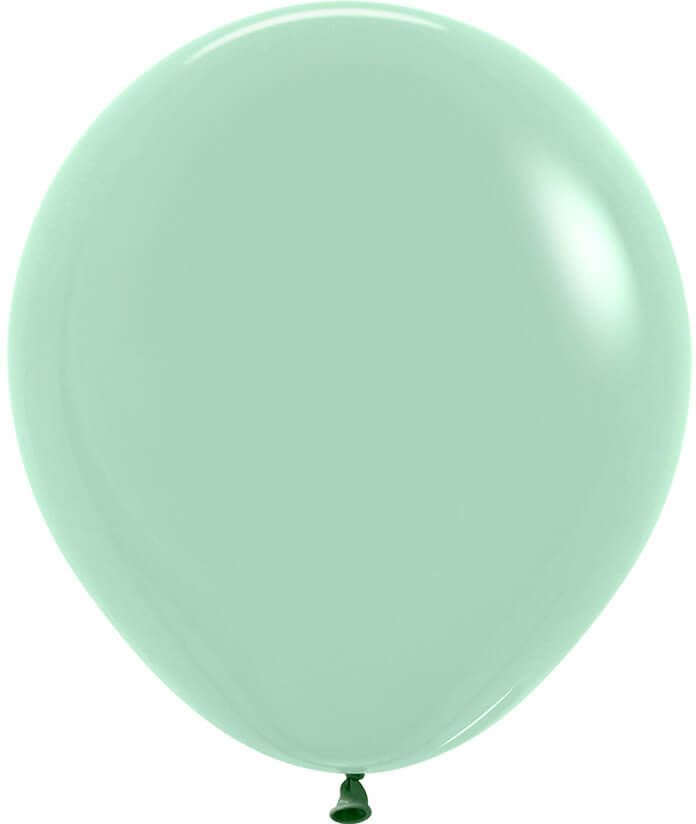 18" Pastel Dusk Green Tea (25pcs) Sempertex Balloons