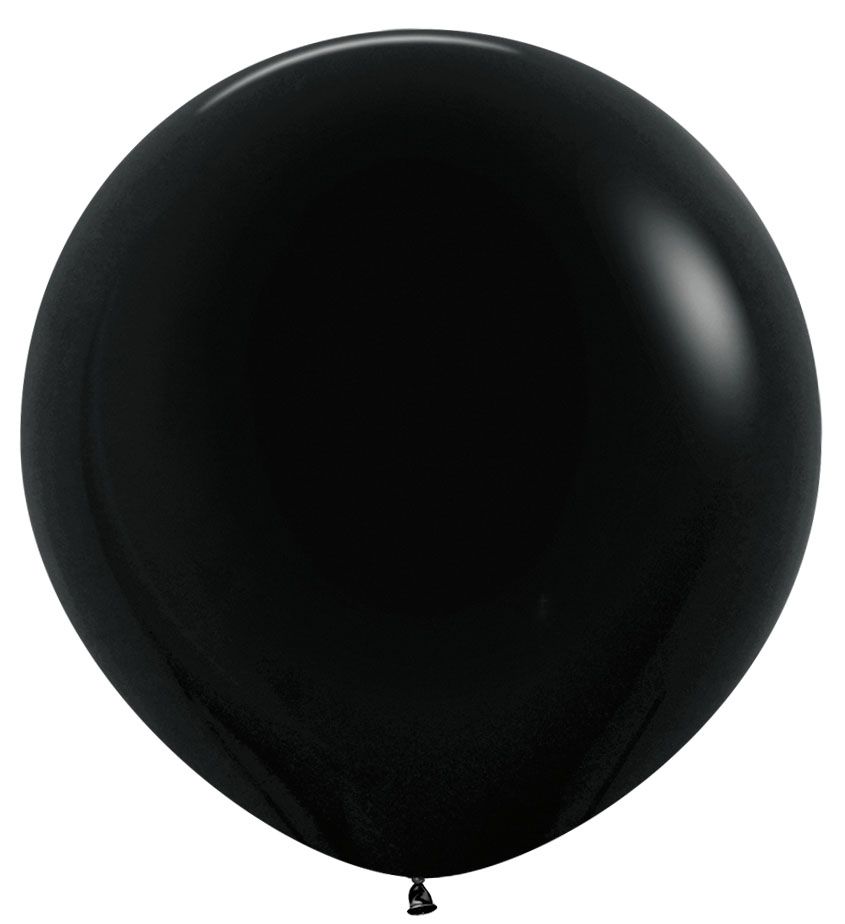 36" Fashion Black (2pcs) Sempertex Balloons