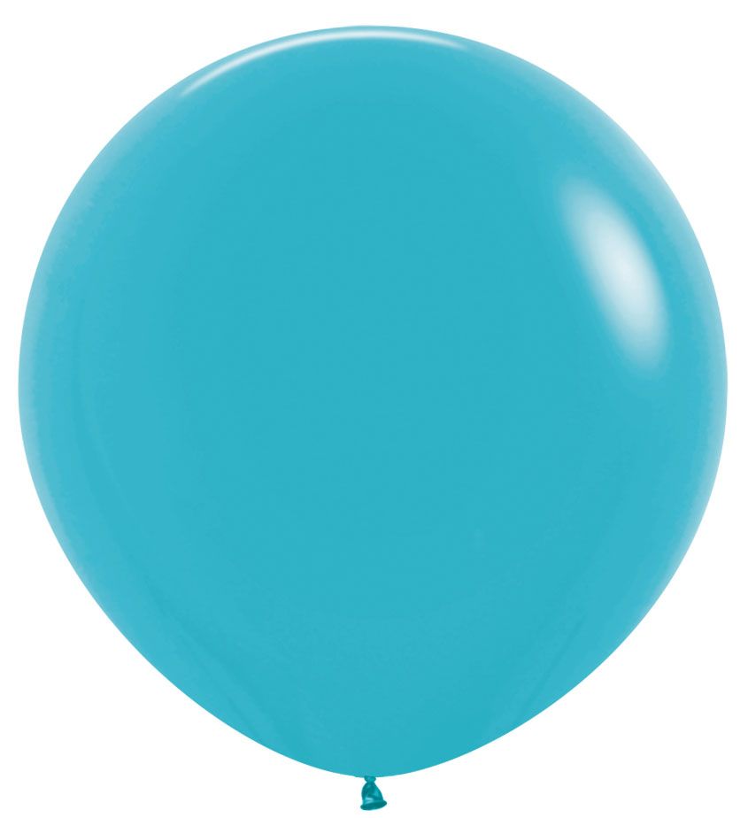 36" Fashion Caribbean Blue (2pcs) Sempertex Balloons