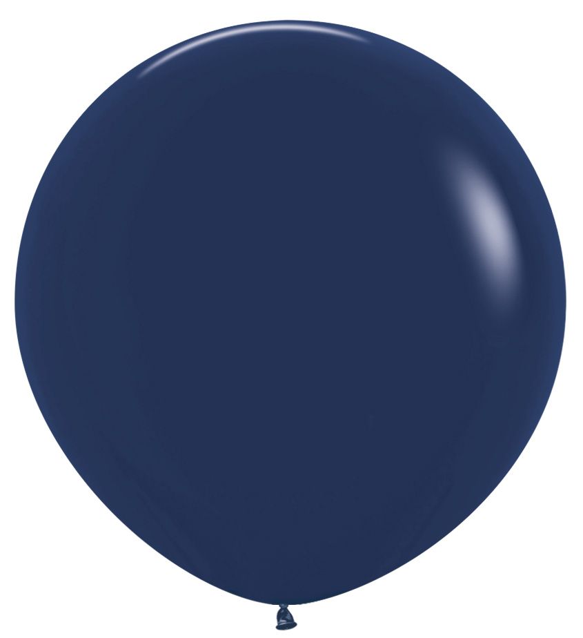 36" Fashion Navy Blue (2pcs) Sempertex Balloons