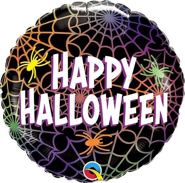 18" Spiders and Webs (non-packaged) Balloon