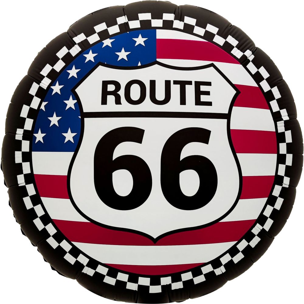 18" Route 66 Highway Sign Balloon