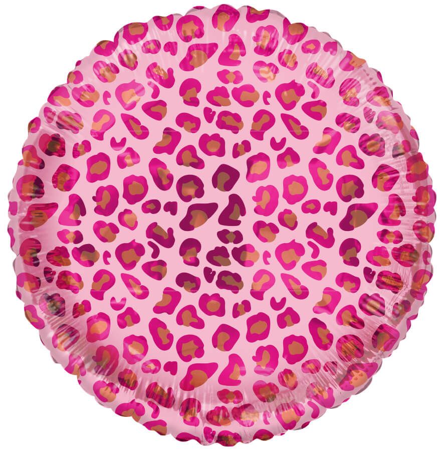 18" Catty Kitty Leopard Print Balloon