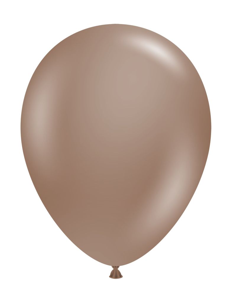 11" Cocoa (100pcs) TufTex Balloons