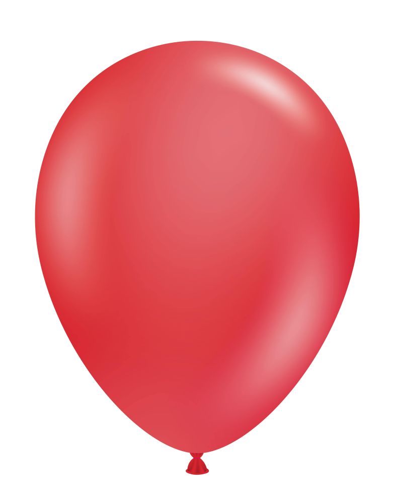11" Crystal Red (100pcs) TufTex Balloons
