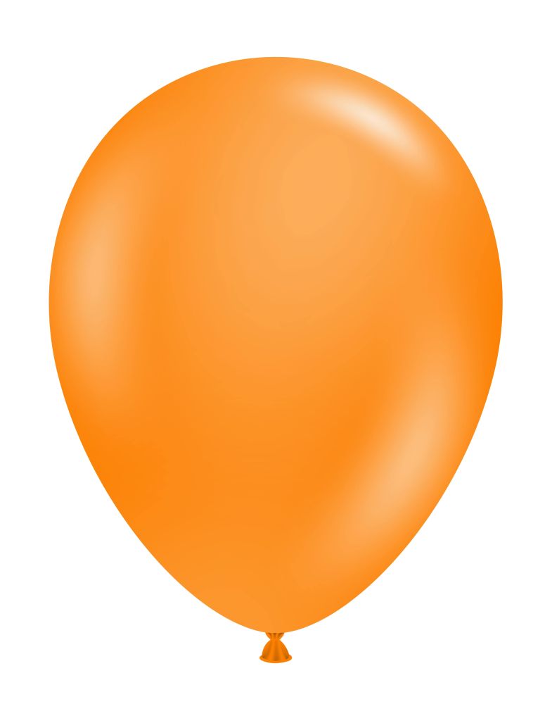 17" Crystal Tangerine (50pcs) TufTex Balloons