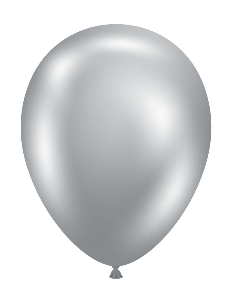 05" Silvery Tuftex Effects (50pcs) Balloons