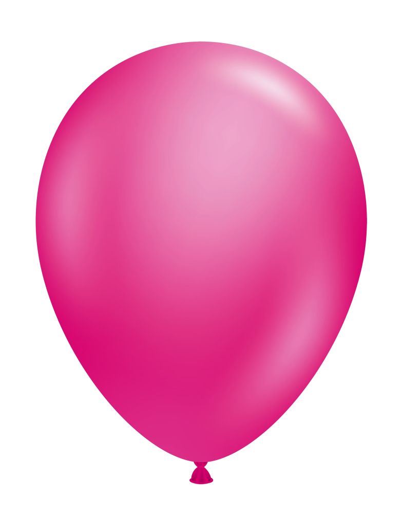 05" Metallic Fuchsia (50pcs) TufTex Balloons