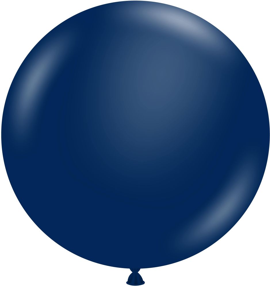24" Metallic Midnight Blue (3pcs) TufTex Balloons