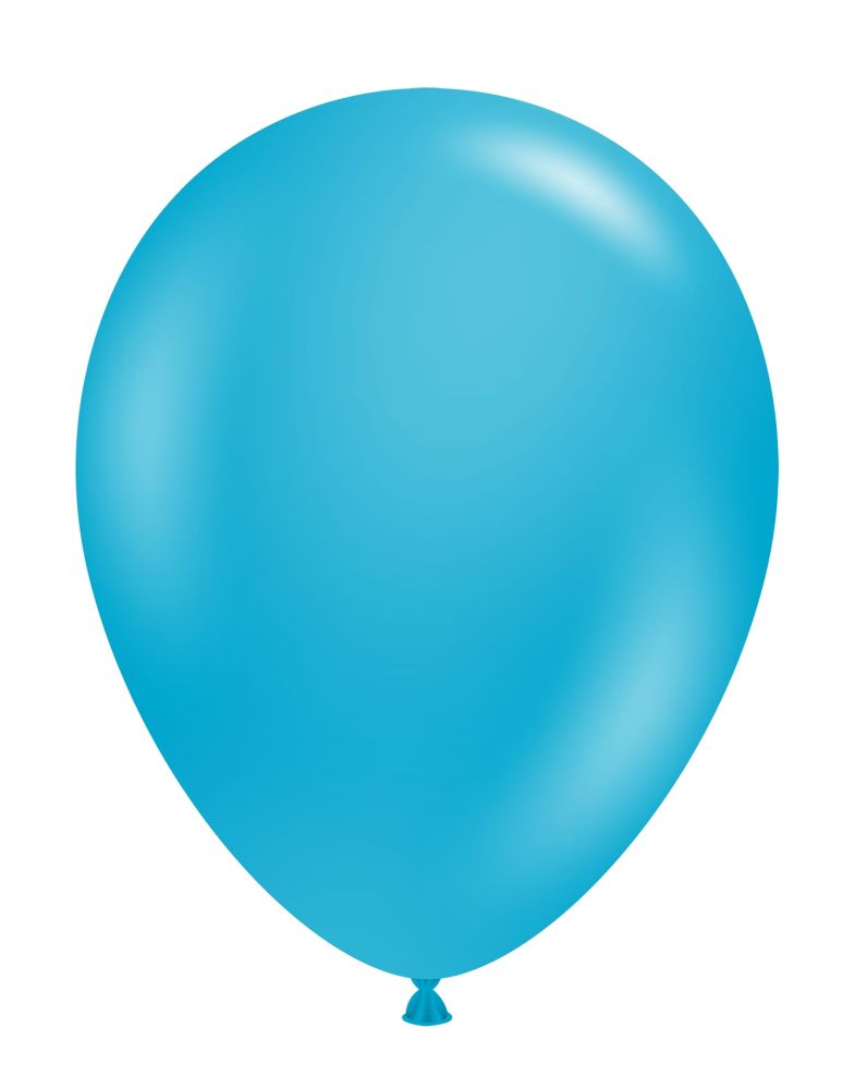 17" Turquoise (50pcs) TufTex Balloons